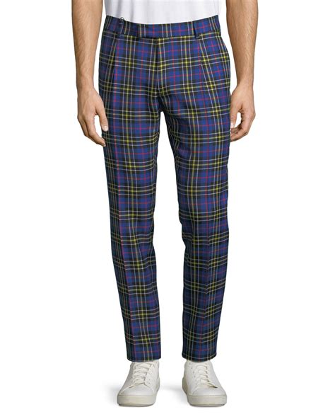 vintage burberry plaid pants|Burberry sweatpants thick for men.